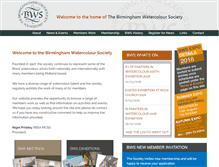 Tablet Screenshot of birminghamwatercoloursociety.co.uk